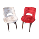 Pair of Baumann moumoute chairs n°845