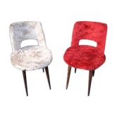 Pair of Baumann moumoute chairs n°845
