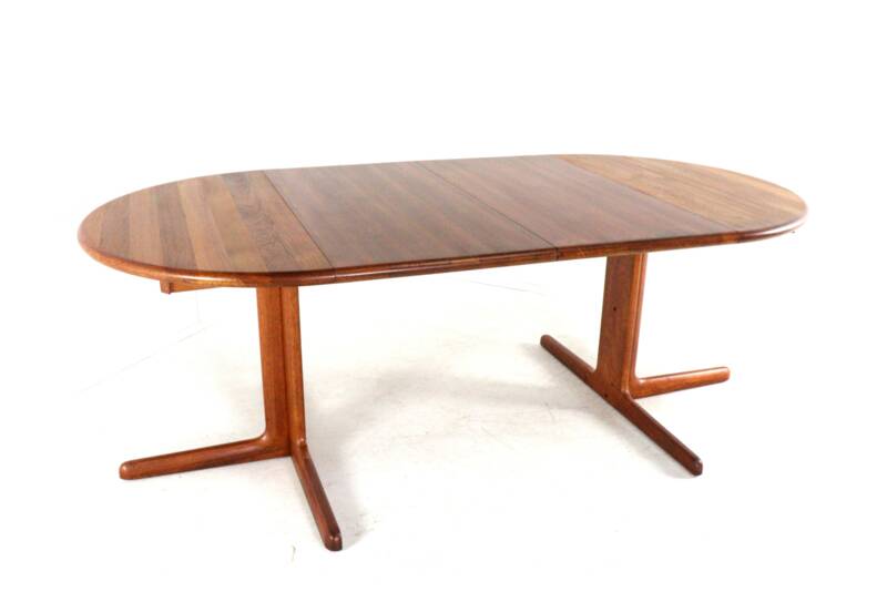 Table à manger extensible ronde 2x 'Gistrup' danoise