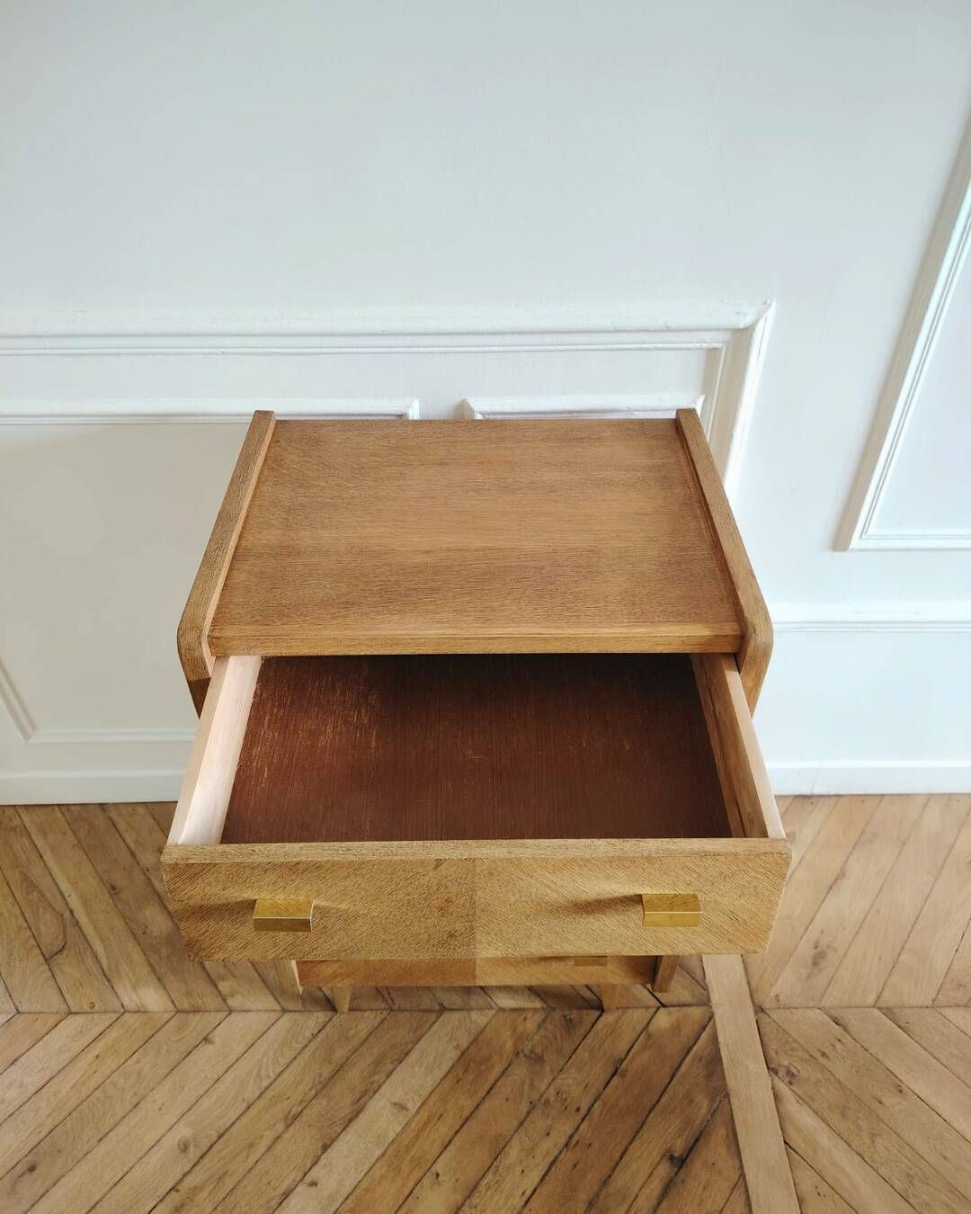 Renovated vintage chest of drawers, Scandinavian style, 1950s-60s.
