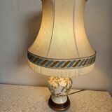 Vintage Moustiers earthenware lamp