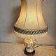 Vintage Moustiers earthenware lamp