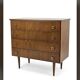 Vintage oak commode from the 1960s.