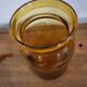 Amber glass vases