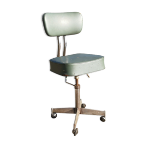 Chaise de bureau industrielle en