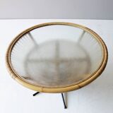 Rattan coffee table