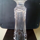 Bow crystal vase with foot