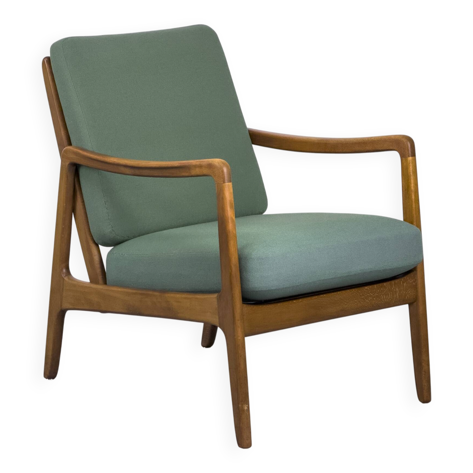 Danish Lounge Chair Model FD-109 by Ole Wanscher for France & Daverkosen, 1
