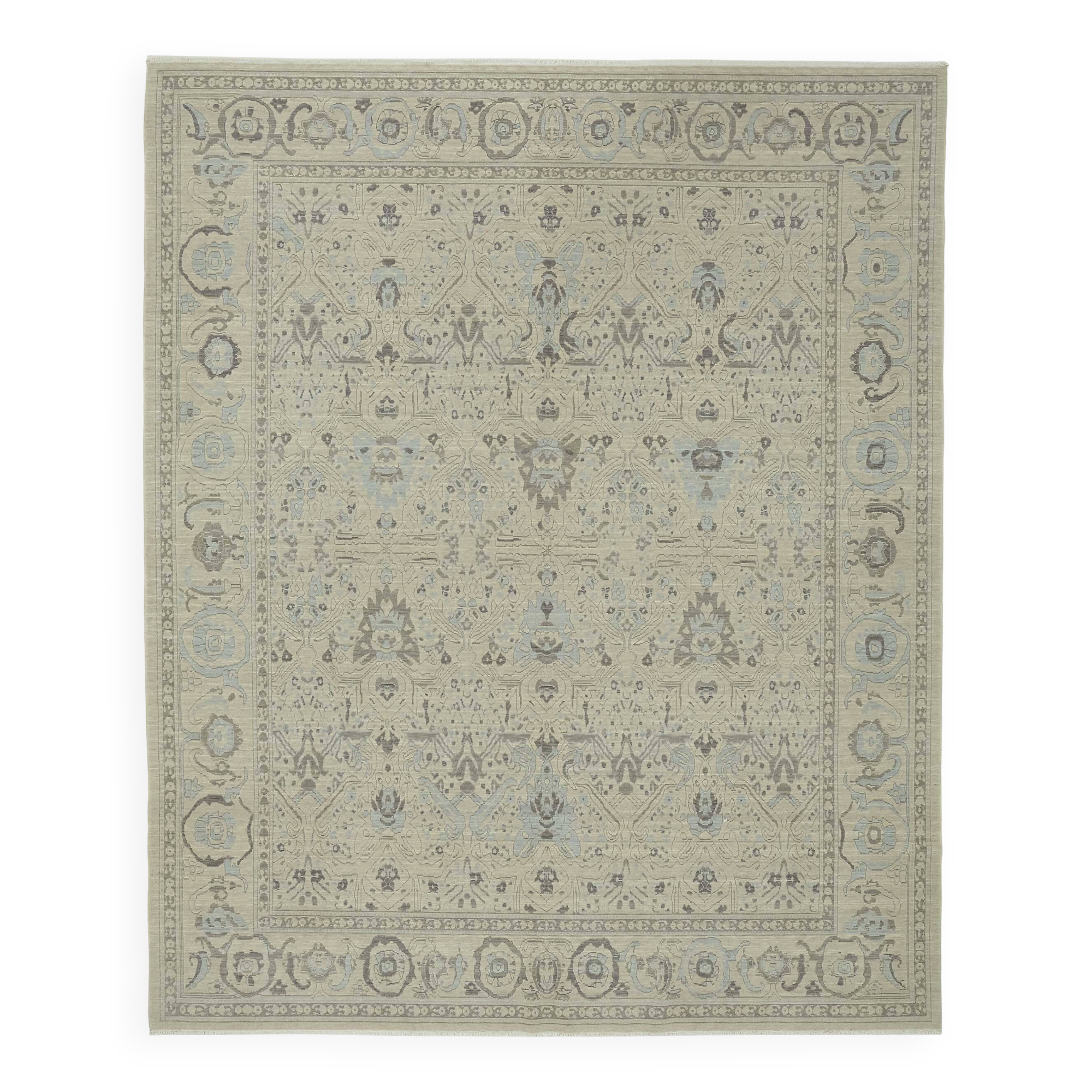 Turkish Handcrafted Loom Oushak Rug 274 cm x 330 cm