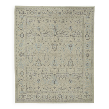 Tapis Oushak turc fait main 274 cm x 330 cm
