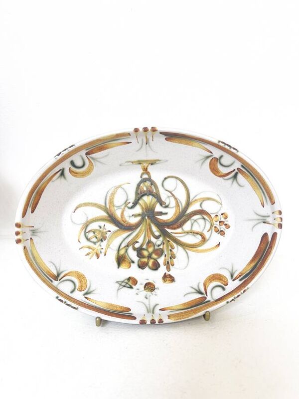 Plat céramique Keraluc-Quimper, 1970