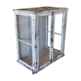 Glazed bahut in old teak