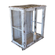 Glazed bahut in old teak