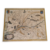 Antique 1631 map of the Duchy of Anjou by Guillaume Blaeu (1571-1638) after Lézin Guyet (1515-158)
