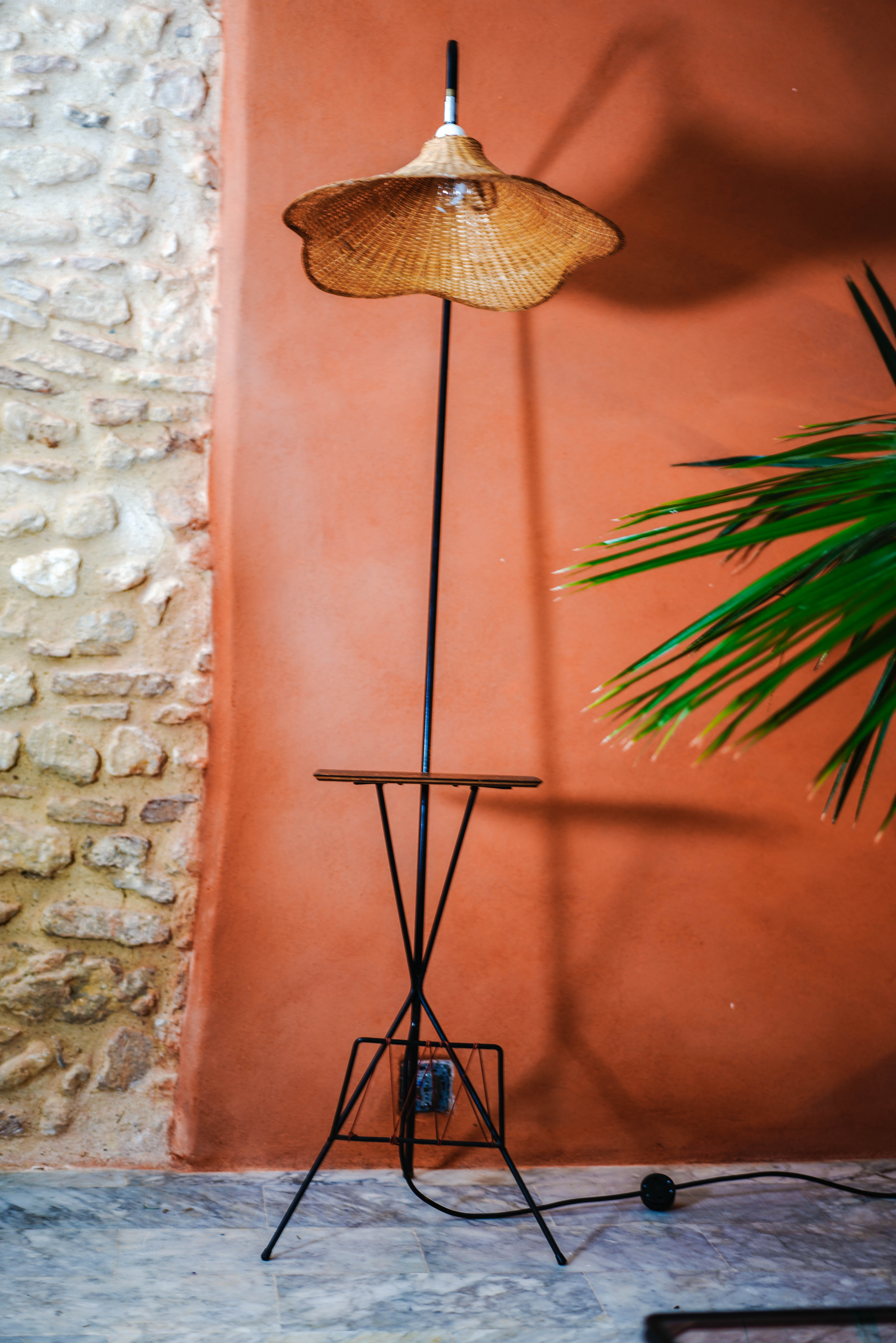Lampadaire graphique années 50