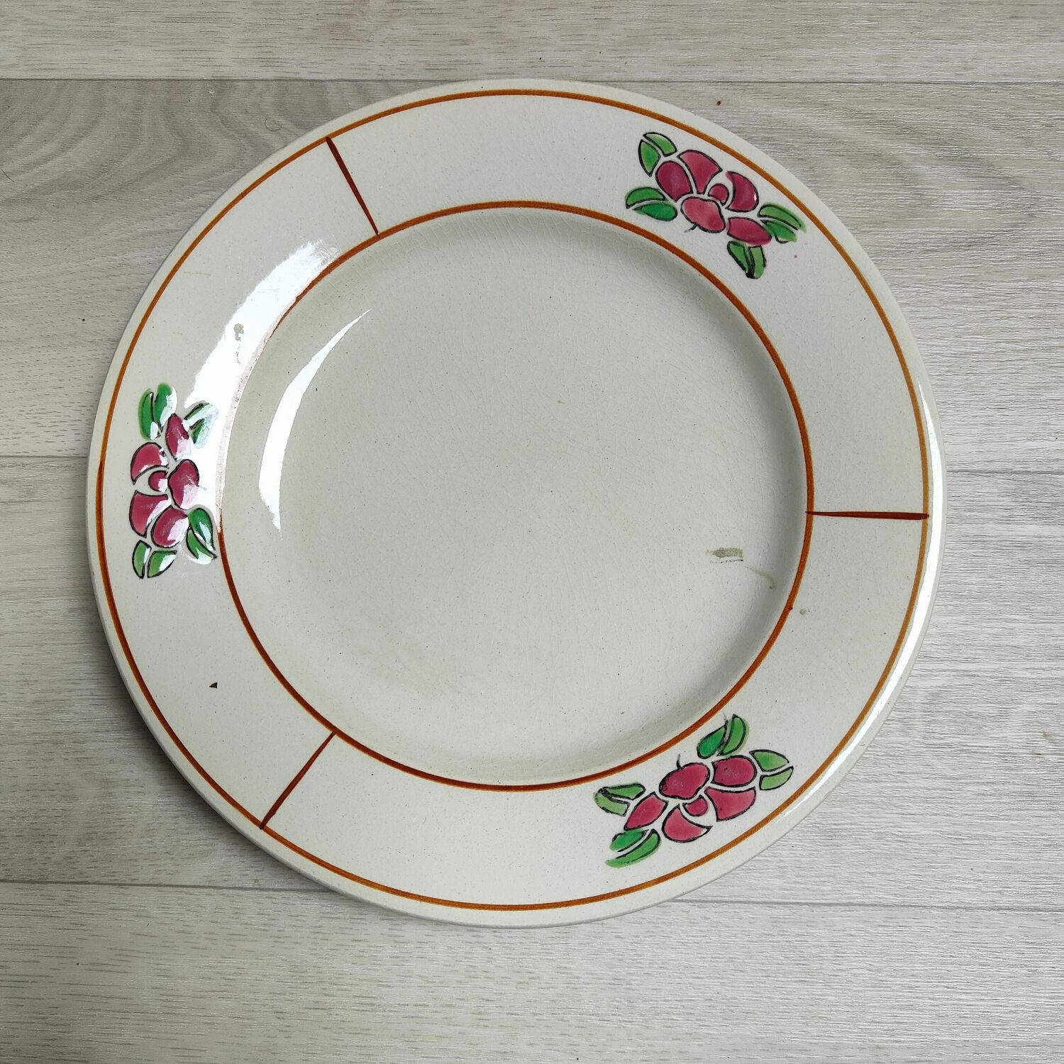 Set of 6 iron earth plates
