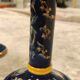 Pair of Gien porcelain bedside lamps