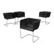 Tecta D44 dining chair set 1980s