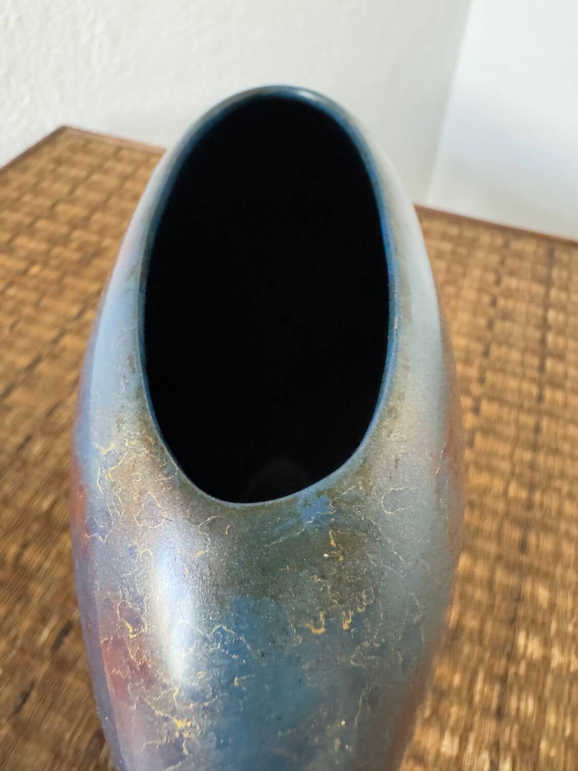 Small Art Deco powdered ceramic vase