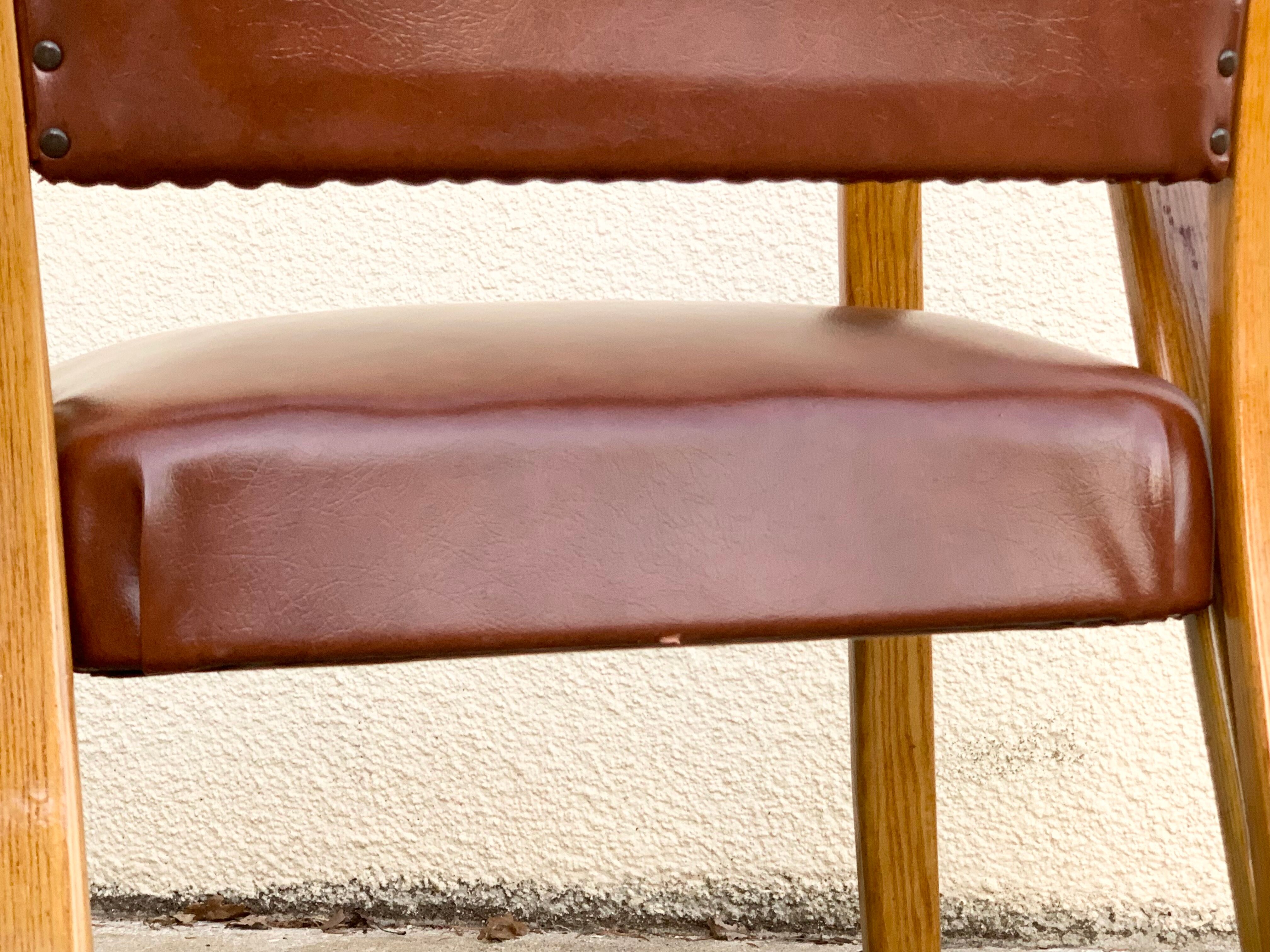 Bridge Bow Wood Armchairs 1950