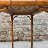 Chippendale Style Faux Bamboo Console Table