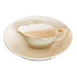 Villeroy and Boch porcelain salad bowl and sauce boat