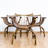 Art deco rattan armchairs 1920