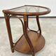 Bamboo side table in Mid-Century Modern style by Gervasoni