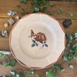 Large antique serving dish in Sarreguemines earthenware.