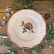 Large antique serving dish in Sarreguemines earthenware.