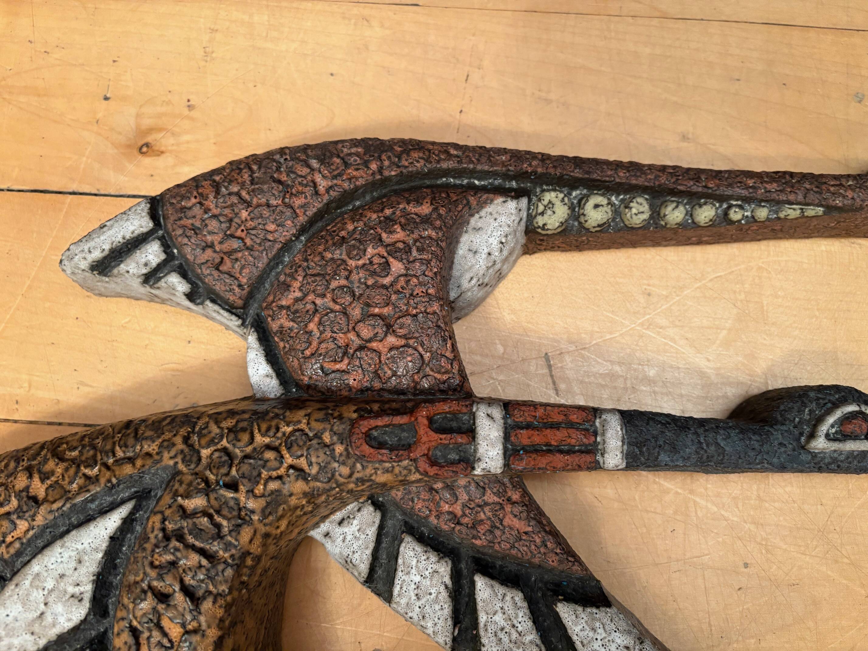 Ceramic wall decoration designed by Joop Puntman, AMHA, Netherlands, 1950s/