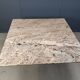 Vintage square granite dining table, 1970s