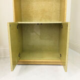 1980s birds eye maple display cabinet memphis milano style 1980s vintage