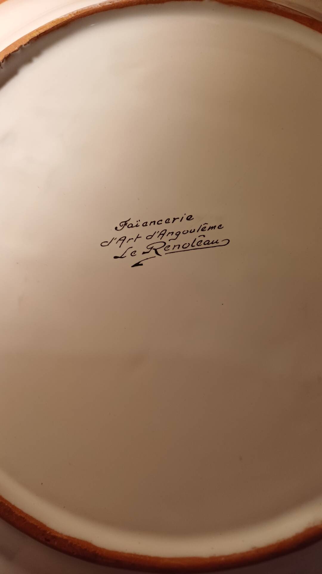 Soupière et son plat " Le Renoleau"