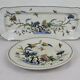 Sarreguemines earthenware dish, Rouen model