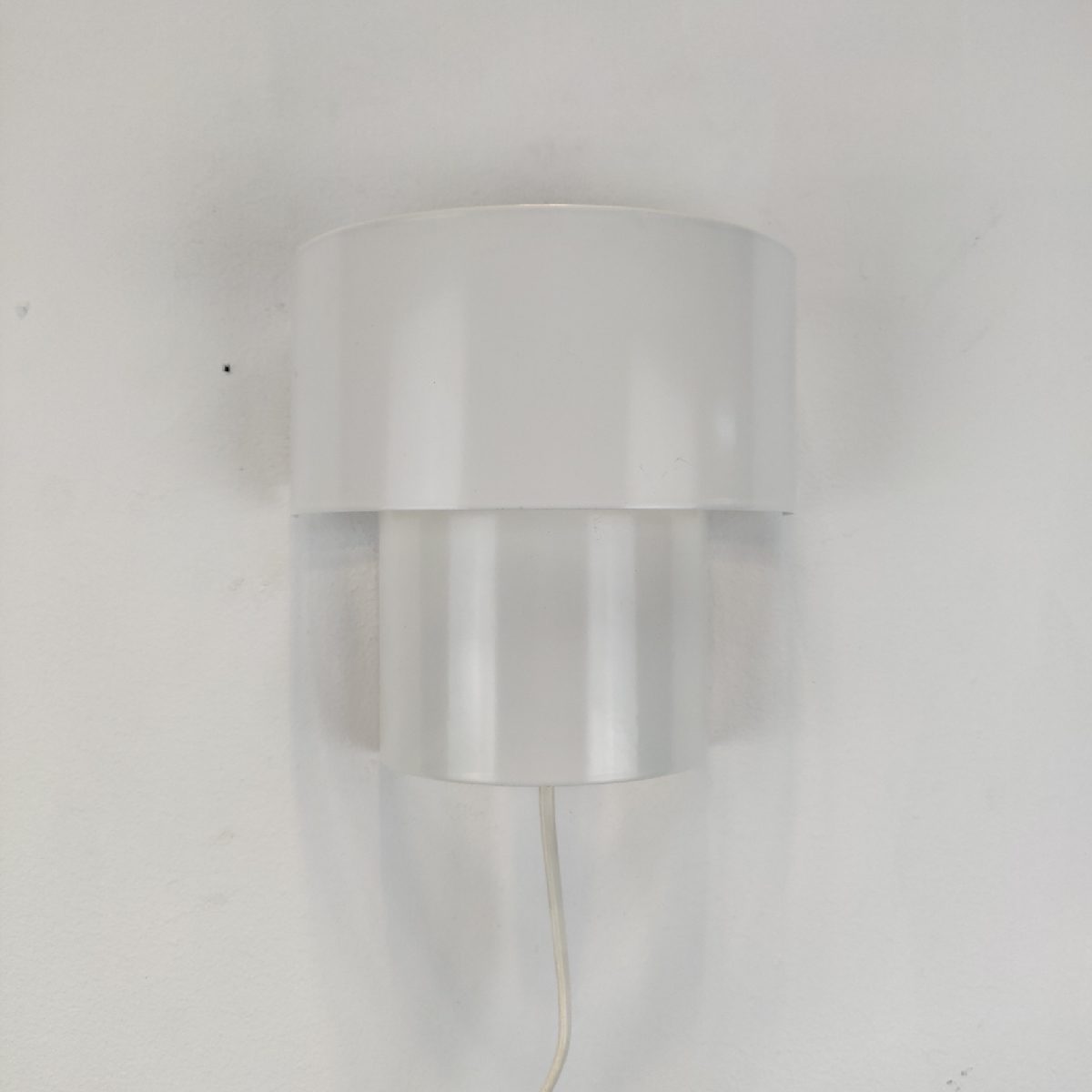 Minimalist white Ikea wall lamp