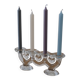 Large glass candle holder by Staffan Gellerstedt | Pukeberg Glasbruk | Sweden