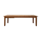 Solid oak dining table