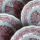 12 dessert plates Fontebasso Italy.