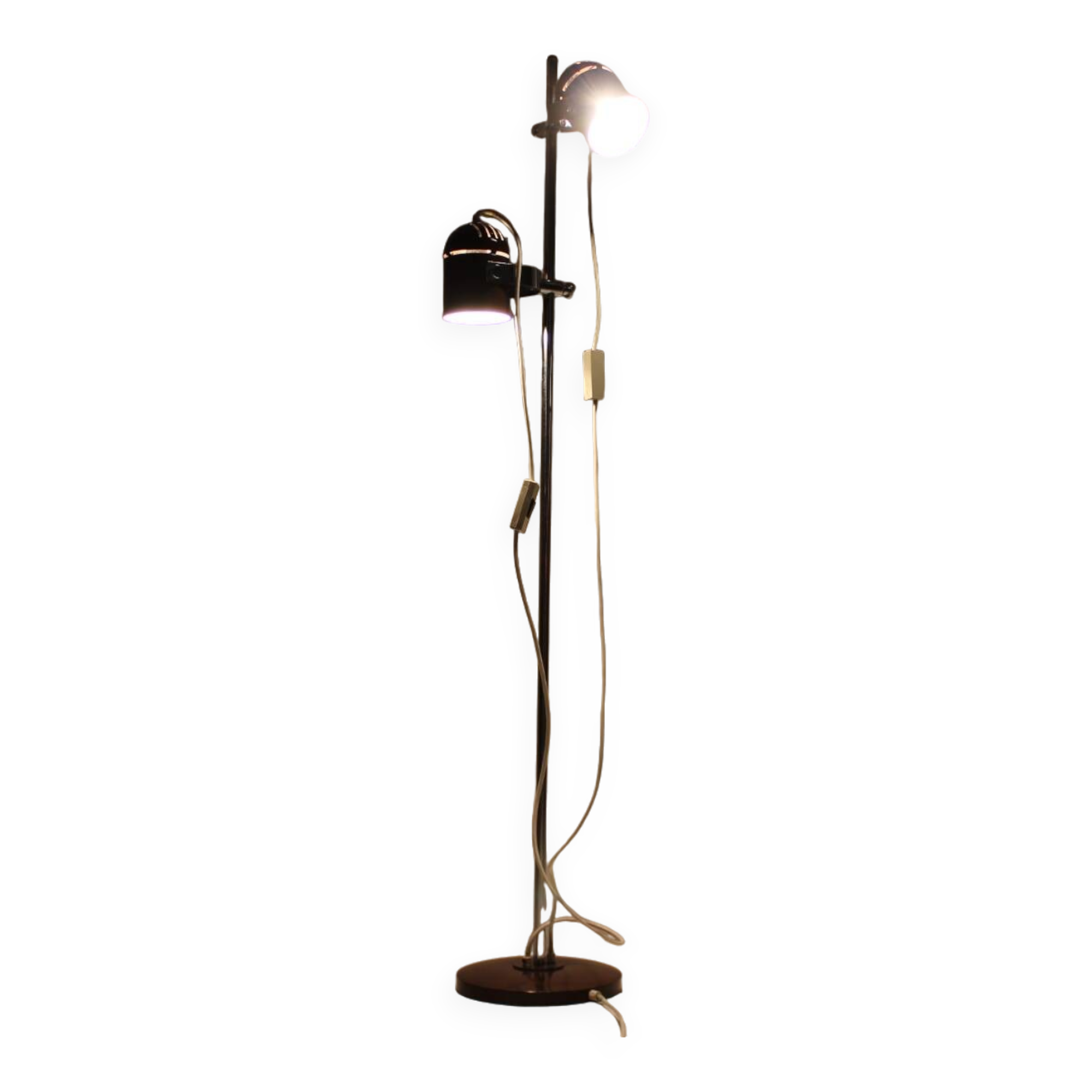 1970s Stanislav Indra Chrome Plated Floor Lamp, Czechoslovakia