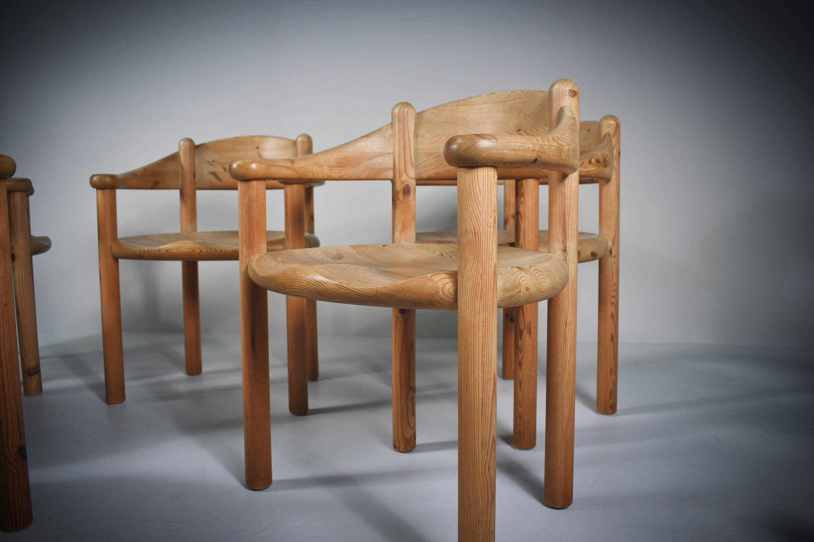 Dining chairs by Rainer Daumiller x 6, 1970s