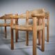 Chaises de salle à manger par Rainer Daumiller x 6, années 1970