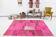 Tapis patchwork vintage rose 242x164cm