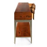 Scandinavian-style design console with 3 drawers