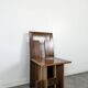 Set of 8 Italian chairs in American walnut Loto Spa