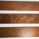 Wall shelf string 1960 3 solid wood tops black and brown