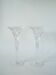 pair of large Swirl crystal candlesticks signed J&G Durand 1950