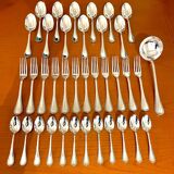 Christofle Malmaison cutlery set, new condition, 37 pieces