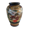 Vase asiatique porcelaine émaillée