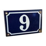 Street number plate